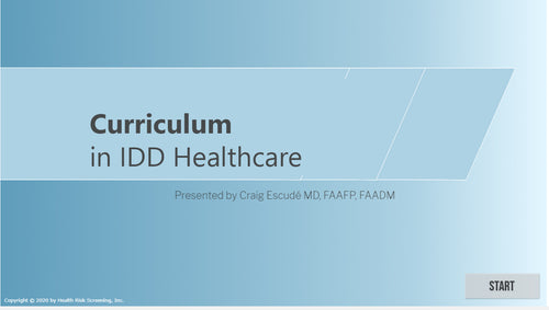 Curriculum in IDD Healthcare eLearn Course image 1